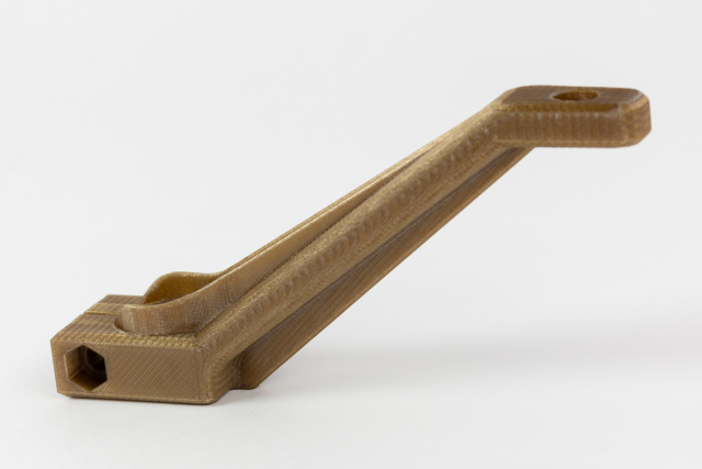 AGH Racing_3D printed part made with model material PEEK and soluble material ESM-10 for a racing car